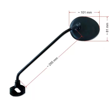 Lusterko rowerowe AJS długie ramię