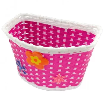 Koszyk KP175040 Przód;PVC;n/Kier.;Dziec.;RÓŻ