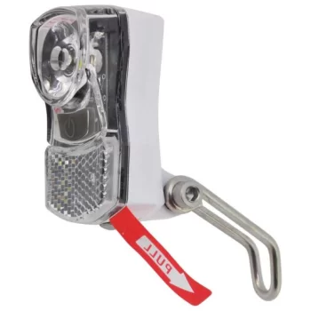 Lampa przód XC210 1W LED 7lux IPX3 bateryjna biała