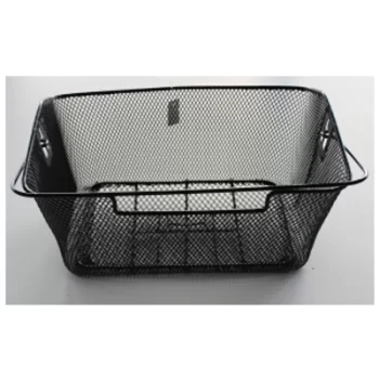 Kosz Basil Basket na bagażnik stalowy czarny