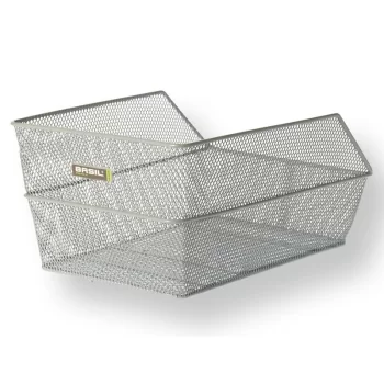 Kosz Basil Cento na bagażnik stalowy srebrny