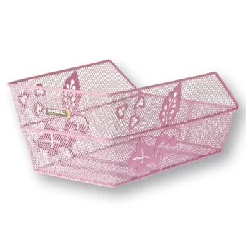 Kosz na tylny bagażnik Basil Cento Flower, różowy