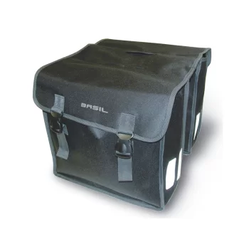 Sakwa Basil Mara XL miejska podwójna 35L czarna