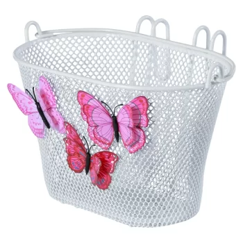 Kosz na kierownicę Basil Jasmin Basket stal. biały