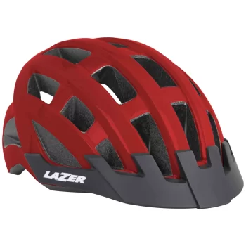 Kask Lazer Compact Red Uni 54-61cm