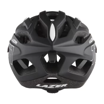 Kask Lazer J1 Mat Black White +Siatka +LED