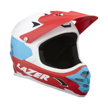 Kask Lazer Phoenix+ Mat White Blue Red M (56-58)