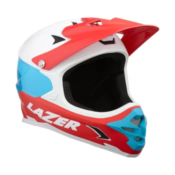 Kask Lazer Phoenix+ Mat White Blue Red L (58-60)