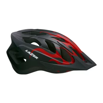 Kask Lazer J1 CE-CPSC Matte Big Flames +net +led