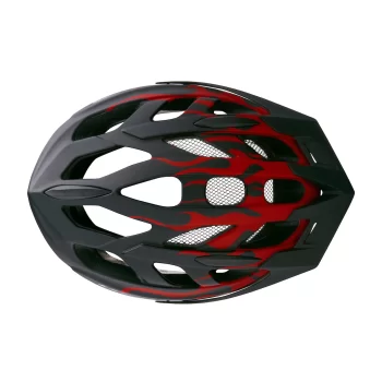 Kask Lazer J1 CE-CPSC Matte Big Flames +net +led