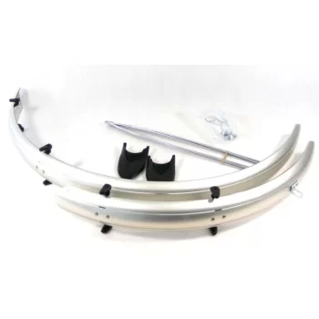 Błotniki Orion 28"/48 winylowe srebrne