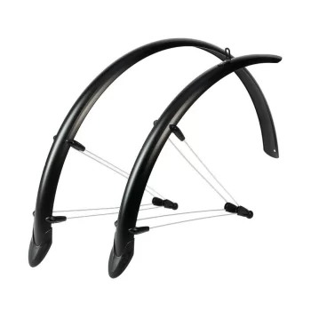 Błotniki rowerowe 29/53 winyl czarny mat +chlapacz