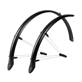 Błotniki rowerowe 29/53 winyl czarny mat +chlapacz