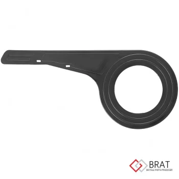 Osłona łańc. BRT-TURING PVC;48T;Dług.520mm;Czarna