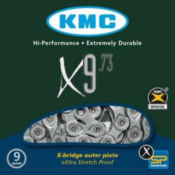 Łańcuch 9-biegowy KMC X9.73 / 1/2