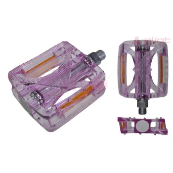 Pedały VP-885 Polycarbom purpurowe platforma