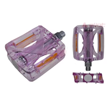 Pedały VP-885 Polycarbom purpurowe platforma