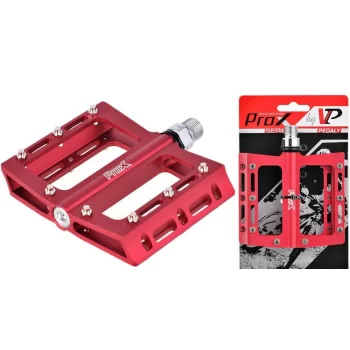 Pedały Prox Stig czerwone alu platforma piny CR-MO