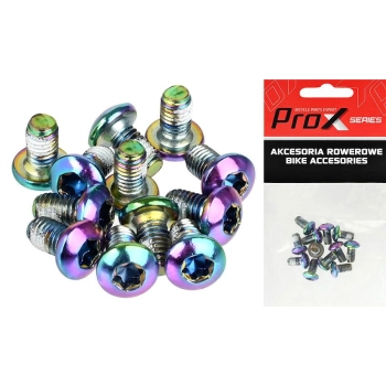 Śruby Prox do tarczy ham.M5x10m rainbow 12 szt.