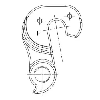 Hak ramy Merida DH-013F 2311005167