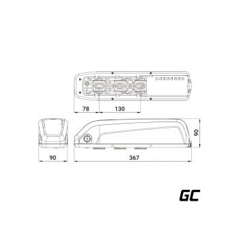 Bateria do roweru elektrycznego 36V E-Bike 14.5Ah