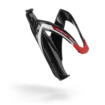 Koszyk bidonu Elite Custom Race czarny-czerwony