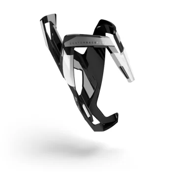 Koszyk bidonu Elite Custom Race+ czarno-biały