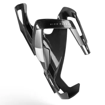 Koszyk bidonu Elite Vico czarno-biały połysk