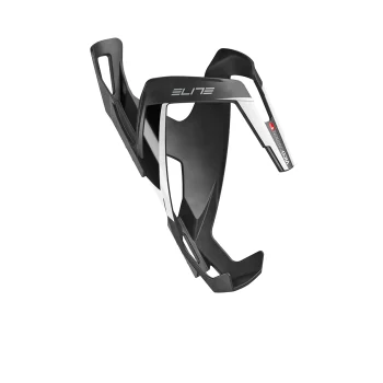 Koszyk bidonu Elite Vico Carbon mat/biały