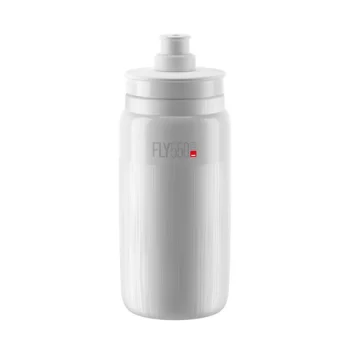 Bidon Elite FLY TEX White, Grey Logo 550ml