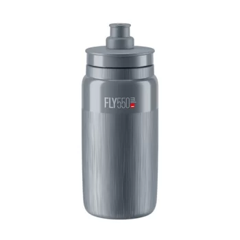 Bidon Elite FLY TEX White, Grey, Grey Logo 550ml