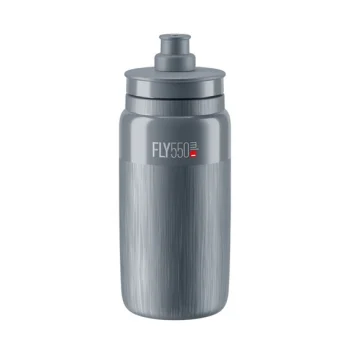 Bidon Elite FLY TEX White, Grey, Grey Logo 550ml