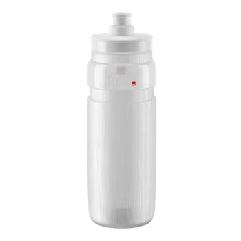 Bidon Elite Fly Tex Clear Grey logo 750 ml