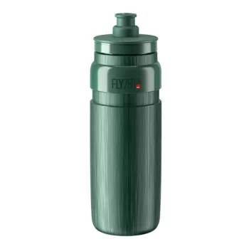 Bidon Elite Fly Tex Dark Green Grey logo 750 ml
