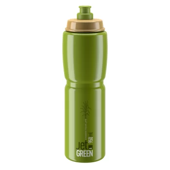 Bidon Elite Jet Green Olive White logo 950ml