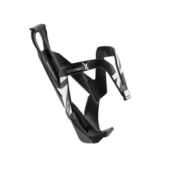 Koszyk na bidon Elite Custom Race XBlack Glossy Wh