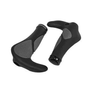 Chwyty Merida z rogami czarno-szare