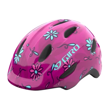 Kask dziecięcy Giro Scamp 49-53 cm S pink daisies
