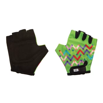 Rękawiczki B-Skin Kidy Zigzag zielony "4"