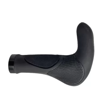 Chwyty kierownicy OST Ergo z rogami czarne