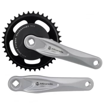 Mechanizm korbowy  ALFA1 Alu/Stal 170x38T SR/CZ