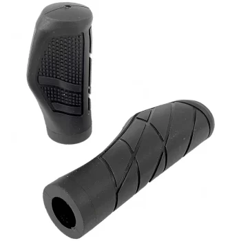 Chwyty kierownicy HLG331 133mm/95mm czarne