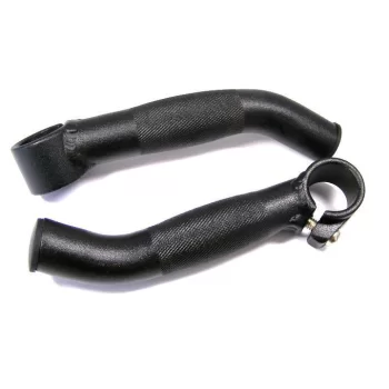 Rogi kierownicy Aluminium długie czarne