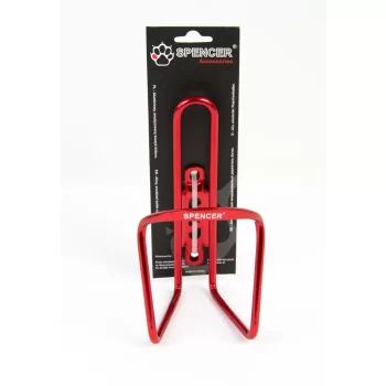 Koszyk bidonu Spencer alu, czerwony