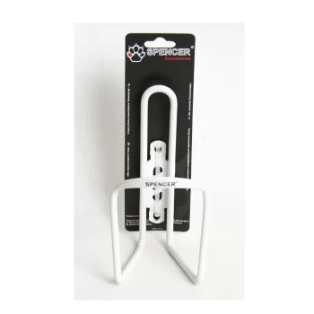 Koszyk bidonu Spencer alu, biały