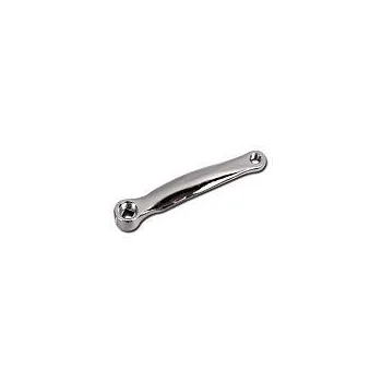 Korba lewa kwadrat srebrna  ALU 170mm