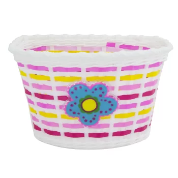 Kosz przód plastik z kwiatem