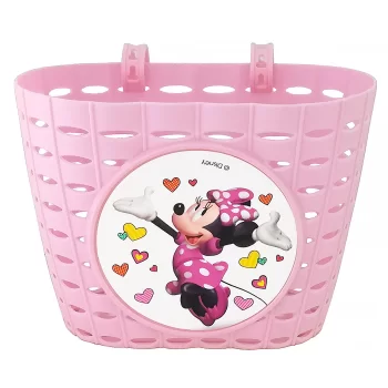 Kosz przód plastik Disney Minnie różowy