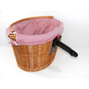 Kosz przód wiklina wypinany