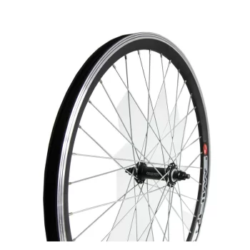 Koło 28" przód stożek piasta Quando czarne